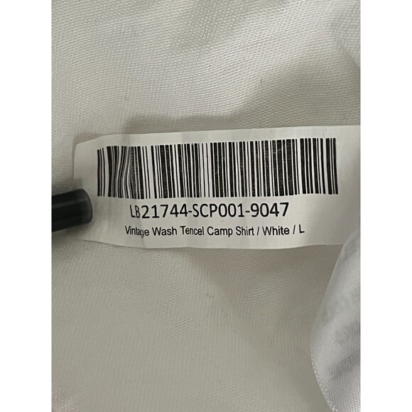 Quince Tencel Vintage Wash Camp Shirt Large Short Sleeve‎ Minimal Sustainable - Picture 7 of 7